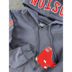 Boston Red Sox Pro Standard Hoodie Mens Medium Navy Embroidered Patches MLB